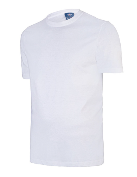 POLERA POLO ALGODON UNISEX MANGA CORTA BLANCO - Imagen 3
